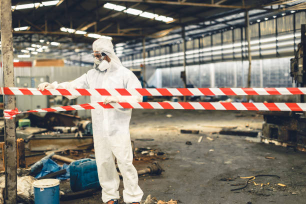 Professional Odor Removal technician working in Germantown, IL